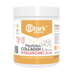 Collagen Peptides & Hyaluronic Acid powder, strawberry banana flavour.