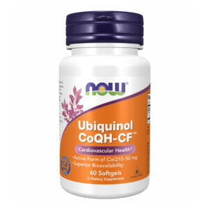 CoQH-CF Ubiquinol - 60 sgels bottle.