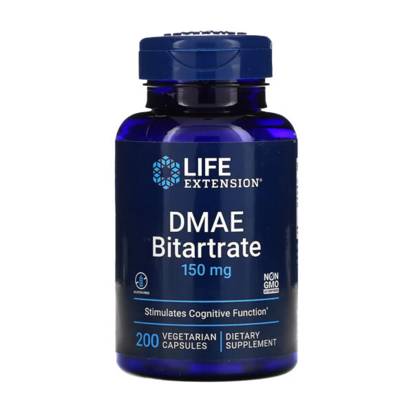 dmae bitartrate 150 mg 200 vegetarian capsules le 43140886617358 6b89eb591f