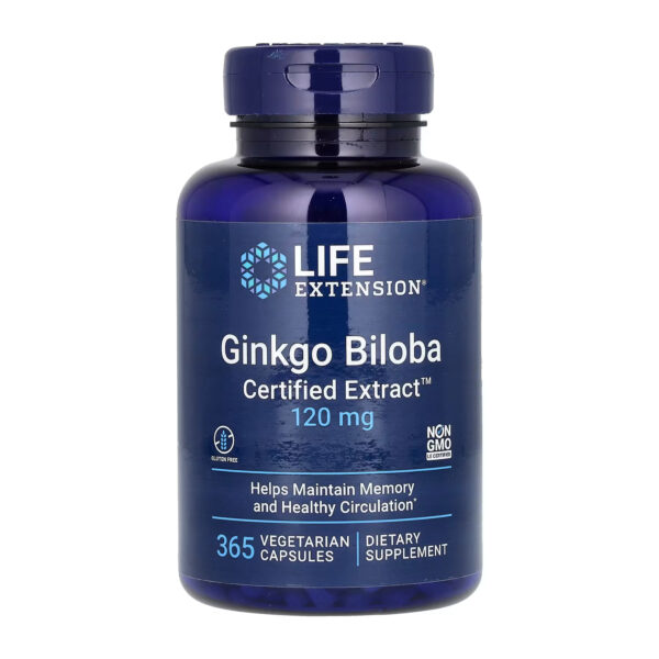ginkgo biloba certified extract120 mg 365 vegetarian capsules le 66722351955931 eabc67d175