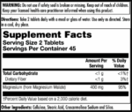 Magnesium Malate 400mg - 90 tablets bottle