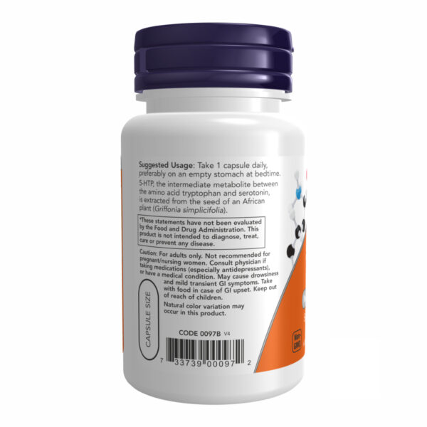 5-HTP 50mg - 90 vcaps in packaging