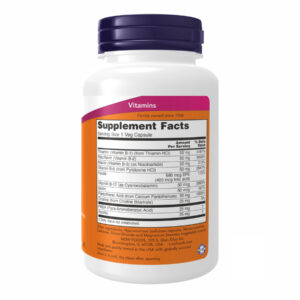 "B-50 - 100 vcaps dietary supplement bottle"