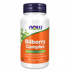"Bilberry Complex 80mg - 100 vcaps packaging"