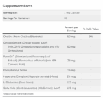 "Brain Elevate - 60 vcaps supplement bottle"
