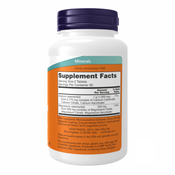 "Cal-Mag 500/250mg - 100 tabs bottle"