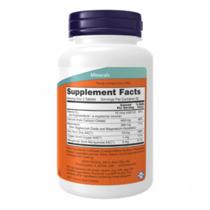 "Calcium Citrate W/Min - 100 tabs packaging"