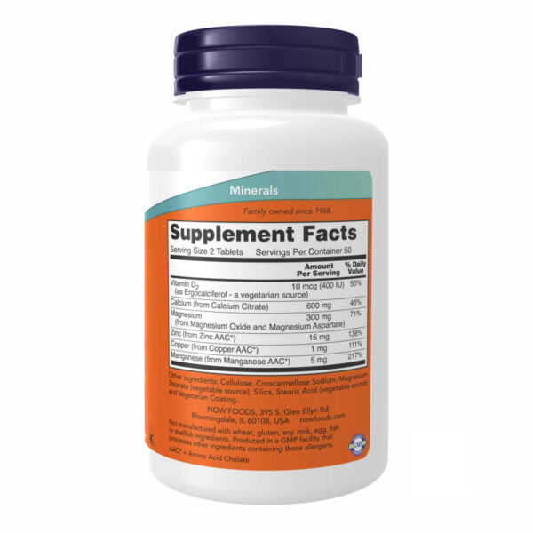 "Calcium Citrate W/Min - 100 tabs packaging"