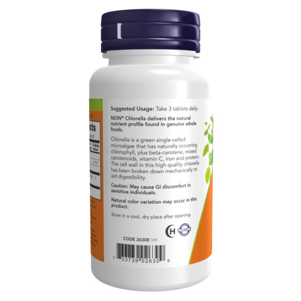 "Chlorella 1000mg - 120 tabs packaging."
