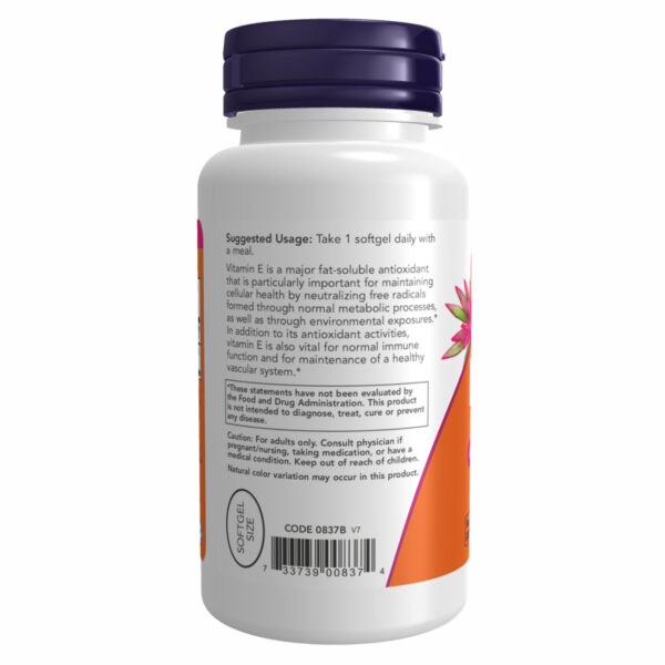 "Image of E-400 DA - 100 sgels bottle."