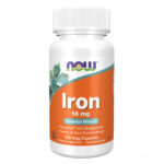 "Iron 18mg Ferrochel - 120 vcaps bottle"