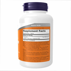 L-Arginine 1000mg - 120 tabs product image.