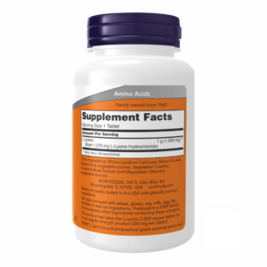 L-Lysine 1000mg - 250 tabs bottle image