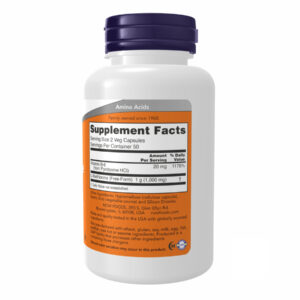 L-Methionine 500mg - 100 caps bottle.