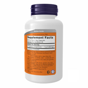 "L-Tryptophan 500mg - 60 vcaps packaging."