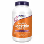 "Lecithin 1200 mg - 200 sgels product packaging."