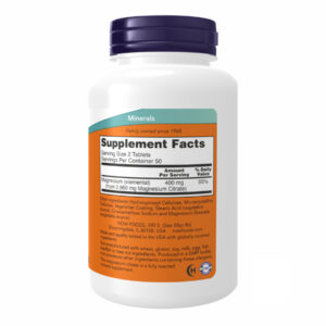 "Magnesium Citrate 200mg - 100 tabs packaging"
