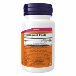 Methyl Folate 1000mcg - 90 tabs package.