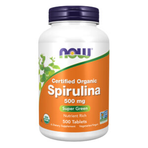 "Org Spirulina 500mg - 500 tabs bottle"