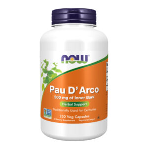 "Pau D' Arco 500mg - 250 vcaps packaging"