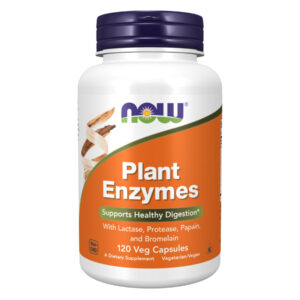 "Plant Enzymes - 120 vcaps product packaging"