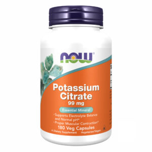 Potassium Citrate - 180 vcaps packaging image