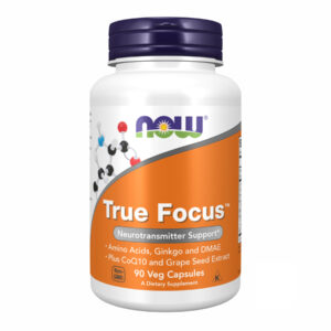"True Focus - 90 vcaps supplement bottle"