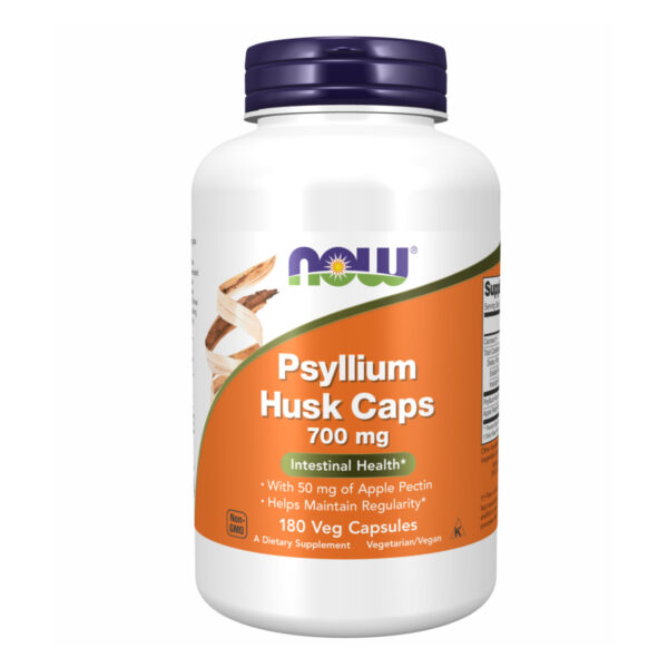 "Psyllium Husk 700mg+Pectin - 180 vcaps bottle"