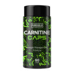 "Carnitine - 60 caps bottle on display."
