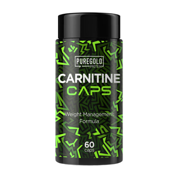 "Carnitine - 60 caps bottle on display."
