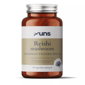 "Reishi Mushroom - 60 veg caps packaging"