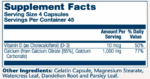 "Calcium w/ D3 Citrate 1000mg - 90 caps bottle"