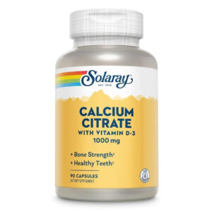 "Calcium w/ D3 Citrate 1000mg - 90 caps"