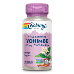 "Guaranteed Potency Yohimbe Bark Extract capsules"