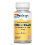 Zinc Citrate 50mg - 60 vcaps packaging.