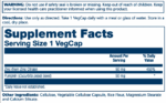 Zinc Citrate 50mg - 60 vcaps bottle.