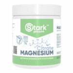 "Magnesium Citrate - 200g supplement packaging."