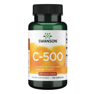 "Vitamin C with Rose Hips 500 mg capsules"