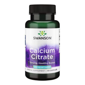 "Calcium Citrate 200 mg - 60 Caps bottle"