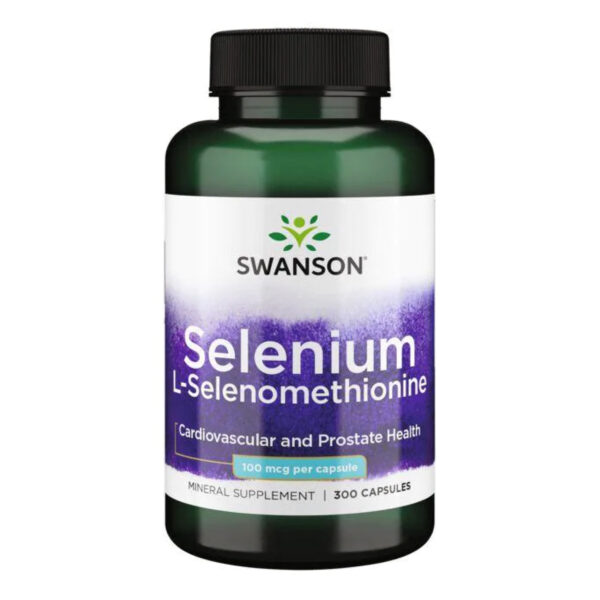 "Selenium L-Selenomethionine 100mcg - 300cap bottle"