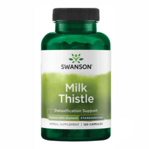 "Milk Thistle - 120caps bottle on display."