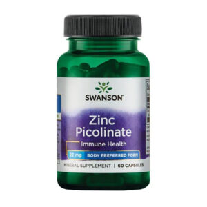 Zinc Picolinate 22 mg - 60 caps package.