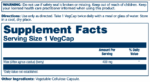"Vitex Berry Extract 400mg - 100 vcaps bottle"