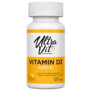 "Vitamin D3 4000IU - 120 softgels bottle"