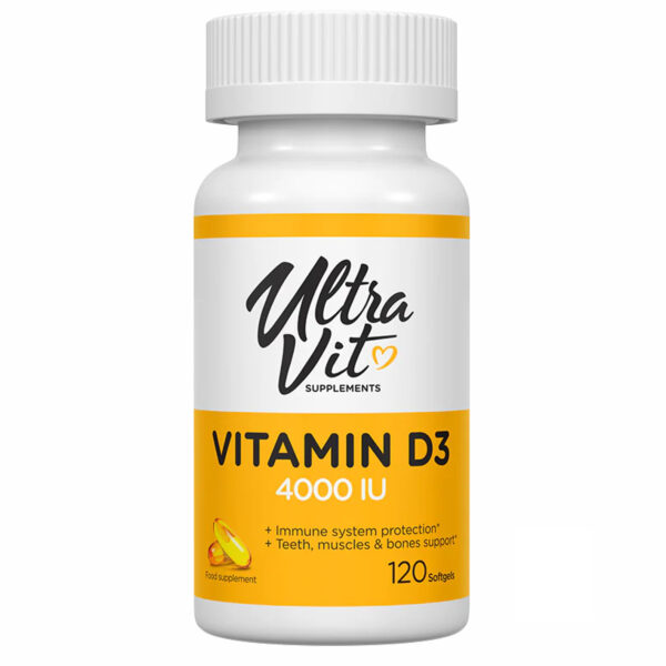 "Vitamin D3 4000IU - 120 softgels bottle"
