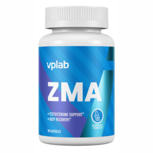 "ZMA - 90 caps dietary supplement bottle"