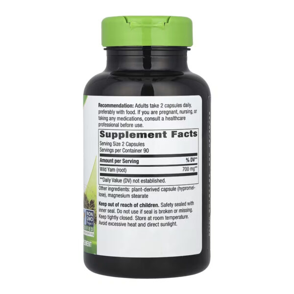 "Wild Yam - 180 vcaps dietary supplement"