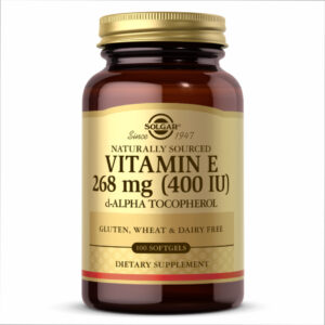 (26.06 Очікування) Vitamin E 400 IU d-Alpha Tocopherol - 100 Softgels