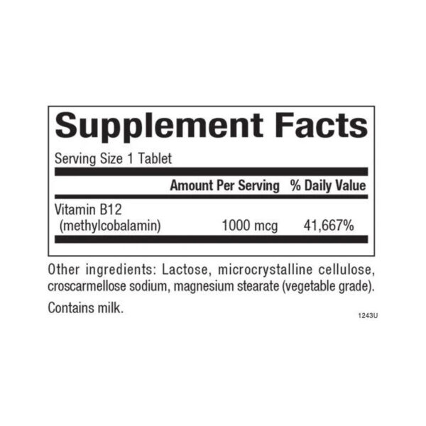 b12 methylcobalamin 1000 mcg 90 tabs 74807383859392 41bbda7972