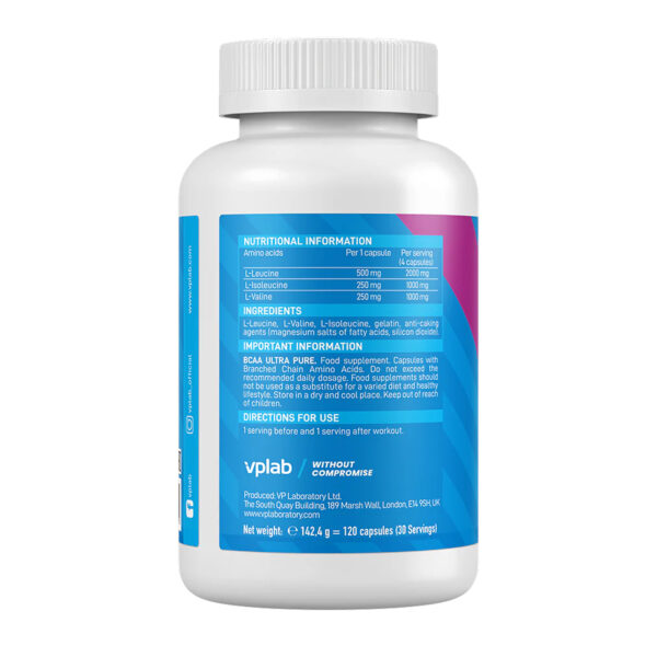 bcaa ultra pure 120 caps 31124263735324 3cee648e02